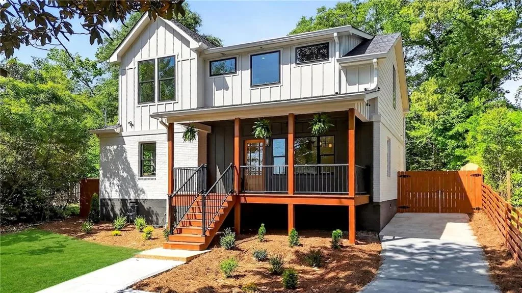 Exterior of the home